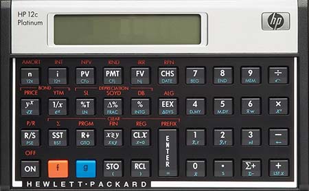 HP-12C Calculator Platinum